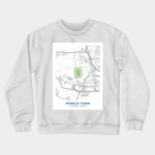 Map Desing of Portman Road Crewneck Sweatshirt